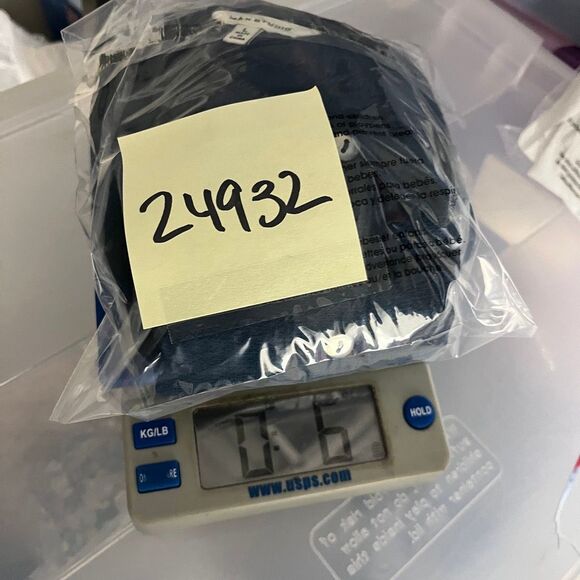 Max Studio Henley Peplum Blouse Blue Ruffled Bell Sleeve Peasant Flowy Shirt L - Picture 10 of 10